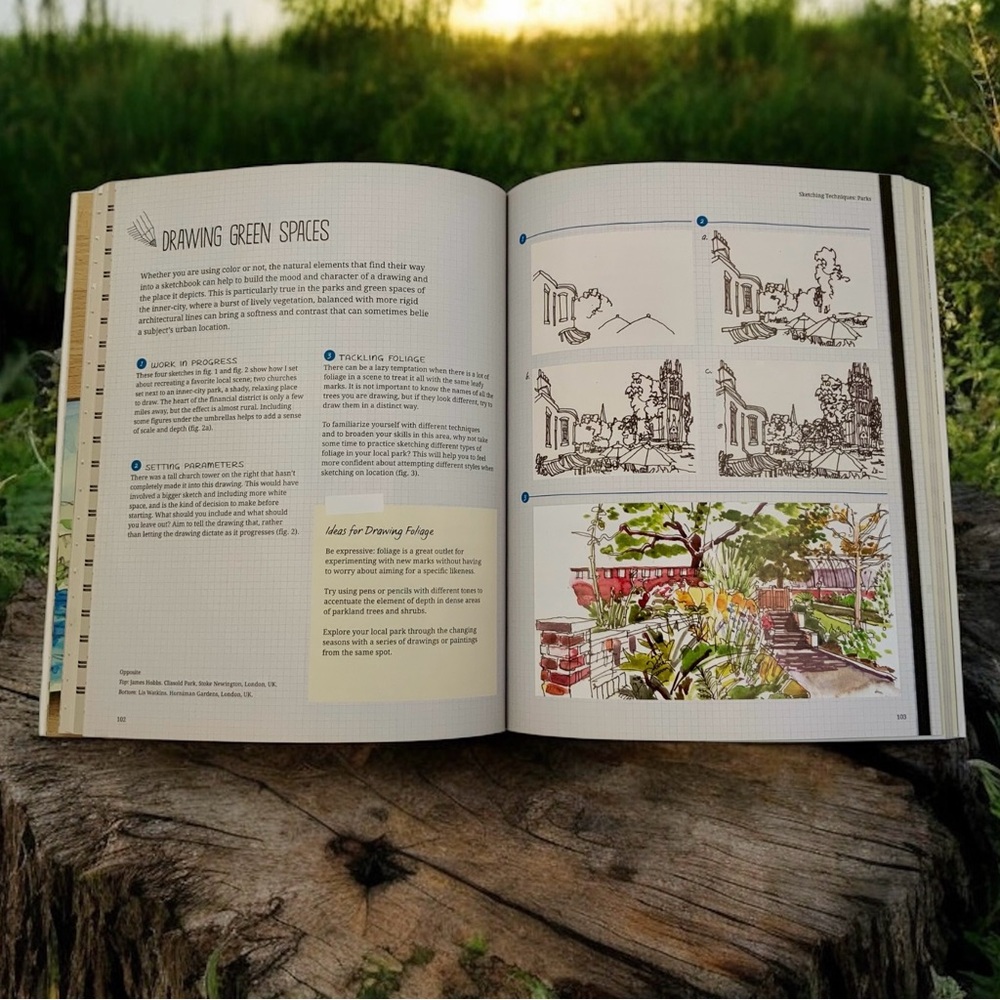 Sketch Your World: Essential Techniques For Drawing by James Hobbs, Paperback - Picture 12 of 12